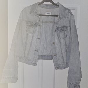 Distressed Denim Jacket by Old Navy